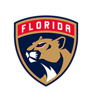 Florida Panthers logo featuring a stylized panther head inside a shield with "FLORIDA" in bold red and white letters at the top—perfect for showcasing team spirit at business events or corporate event planning occasions.